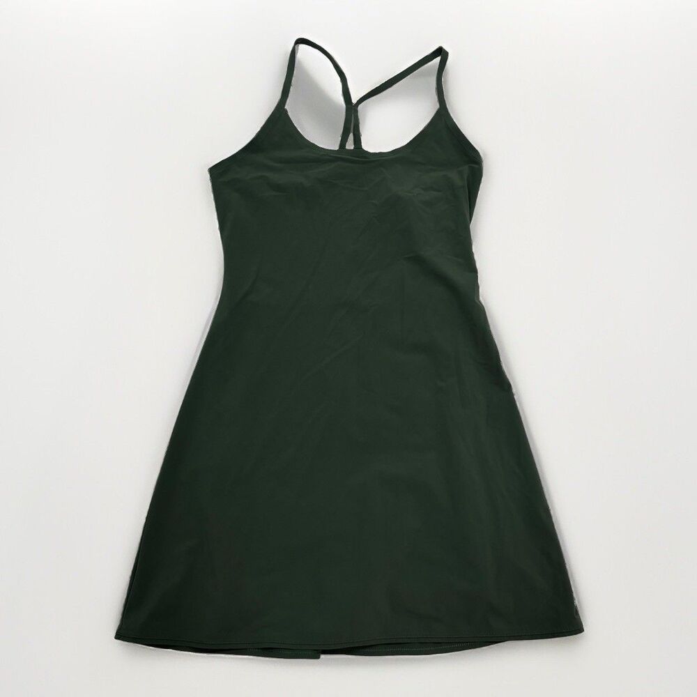 Outdoor Voices Dress Size Medium Exercise Athletic Mini Evergreen Green